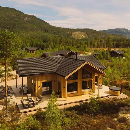 Hygge With Sauna & Jacuzzi * Vradal